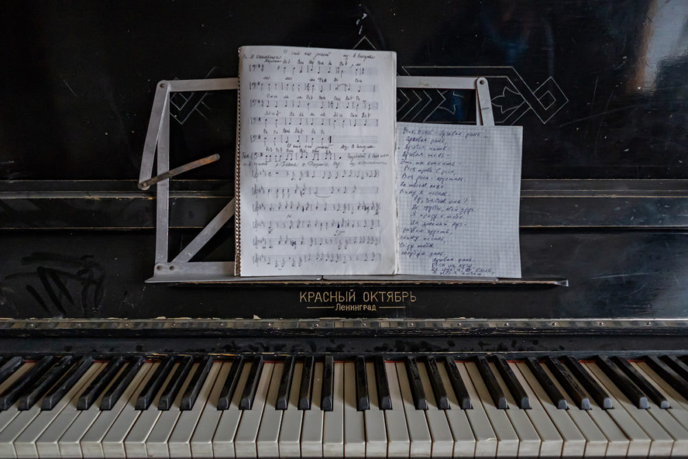 Il pianoforte di Pyramiden